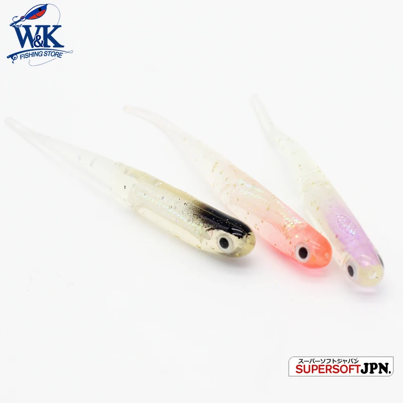 W&K Brand Soft Fishing Lure 6cm*1g Jerkbait baitfish Seaside Swim Shad Zander Walleye Pollock Promotion 2017|swim shad|fishing luresoft fishing |