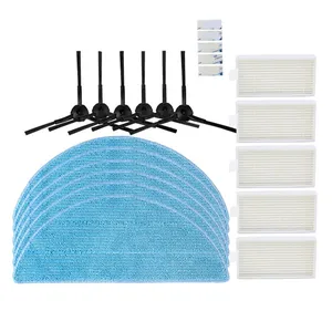 6 * боковая щетка + 5 * HEPA фильтр + 5 * тряпочка для швабры + 5 * Волшебная паста для веселья 110 120 JOY 95 Запчасти для роботизированного пылесоса