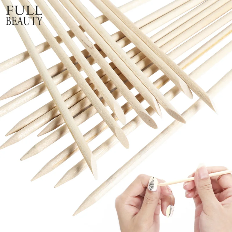 Косметическое средство для удаления кутикулы 3 размера апельсиновая деревянная