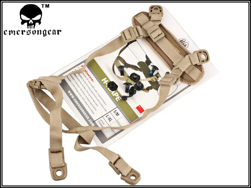 Тактические аксессуары для шлема EMERSON система удержания H Nape TAN/Black защитные шлемы