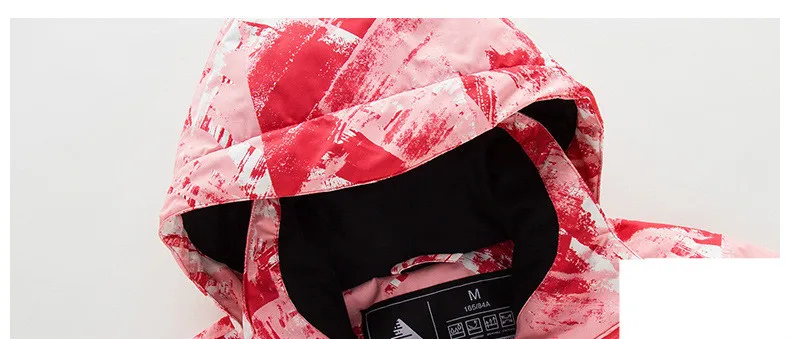 Новинка зимняя камуфляжная Лыжная куртка с принтом для мальчиков и девочек