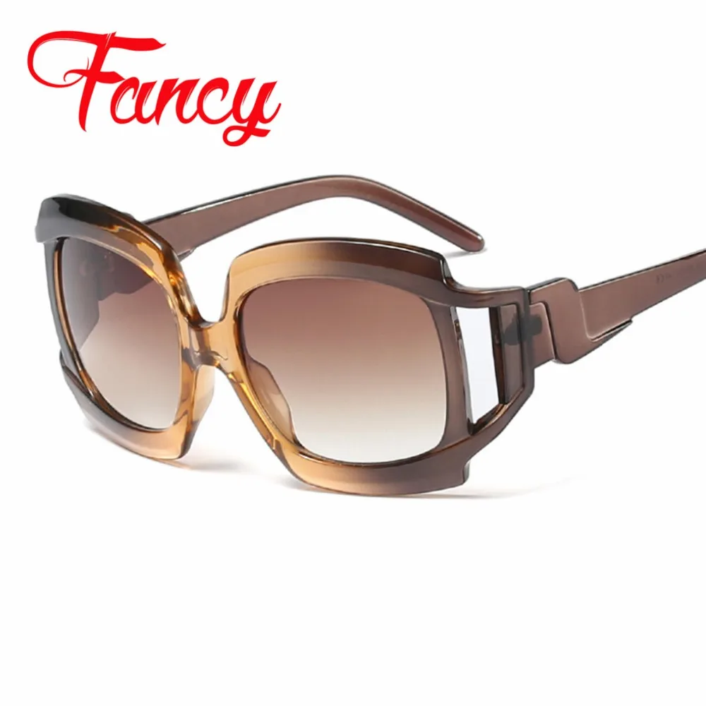 Большие Квадратные Солнцезащитные очки для женщин в стиле ретро женские