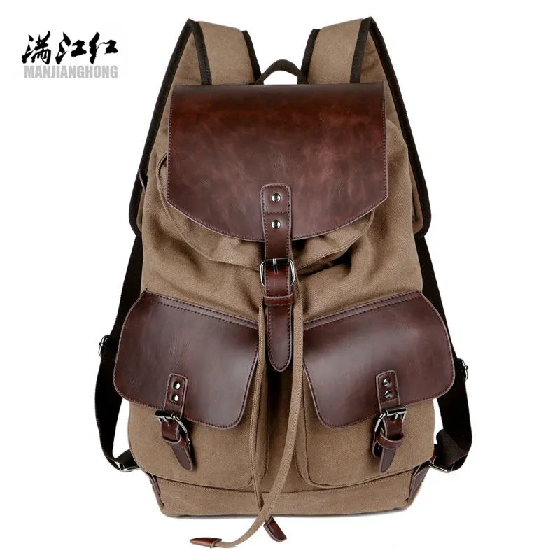 Высококачественная модная повседневная Холщовая Сумка в стиле ретро мужской и