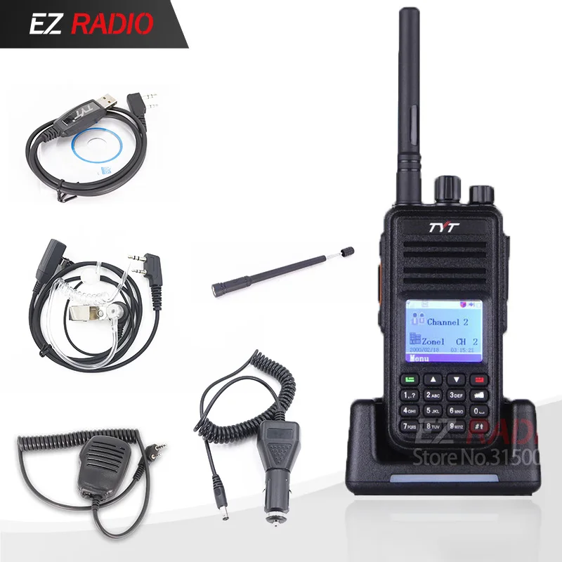 Обновление TYT MD-380 gps DMR радио MD-UV380 Tier1/2 UHF VHF двухполосный 5 Вт Цифровой иди и болтай Walkie Talkie “иди и md380 MD-390 Baofeng DM-5R DM-8HX - Цвет: see picture1