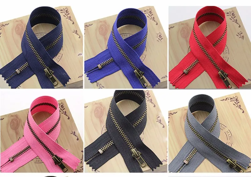 Alipress 3#20 см закрытый конец Металлические молнии для DIY Швейные Джинсы Брюки сумки 10 шт
