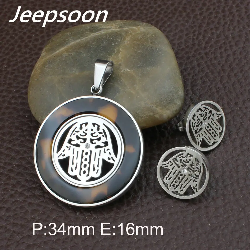 Женский ювелирный комплект из колье и серёг нержавеющей стали|sets pendant|jewelry sets