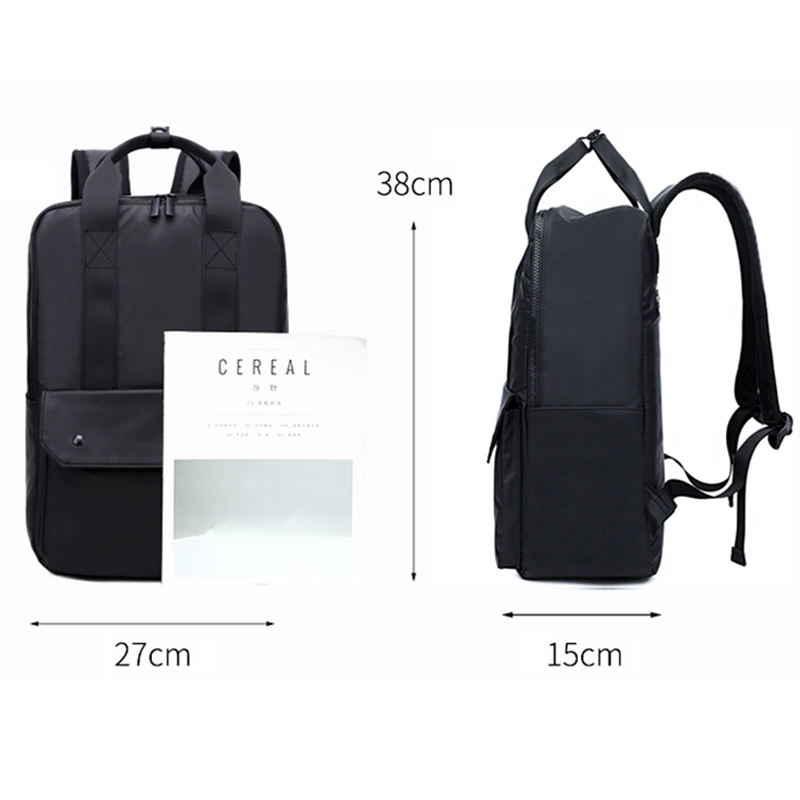 Рюкзак мужской для ноутбука повседневный нейлоновый дорожный ранец школьные