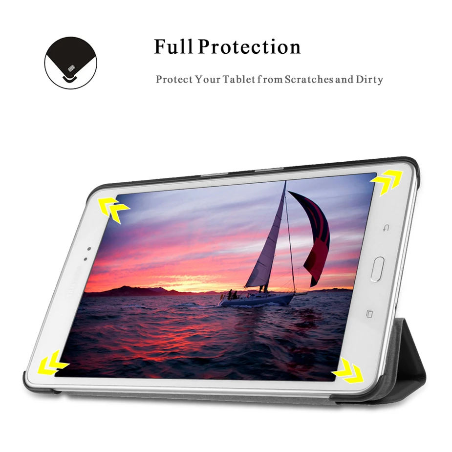 Умный Магнитный чехол из полиуретановой кожи для планшета Samsung Galaxy Tab A 8 0 T350 T355 T351