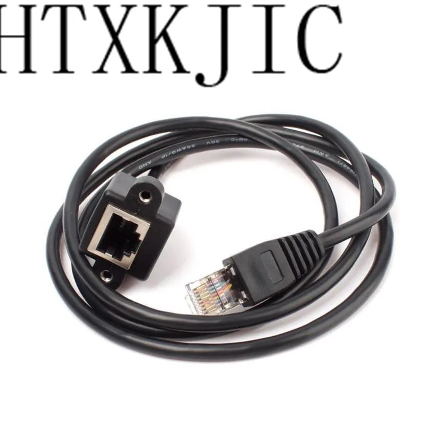 30 см 1 м RJ45 кабель штекер-гнездо винтовое крепление панели Ethernet LAN Сетевой