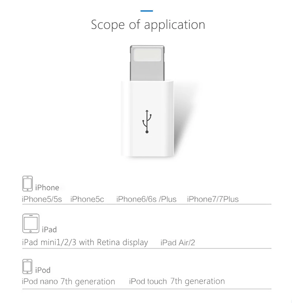 ACCEZZ Мини OTG освещение к Micro USB адаптер для Apple для iPhone XS MAX XR X 7 8 6S 6 Plus Синхронизация данных зарядный кабель Разъем
