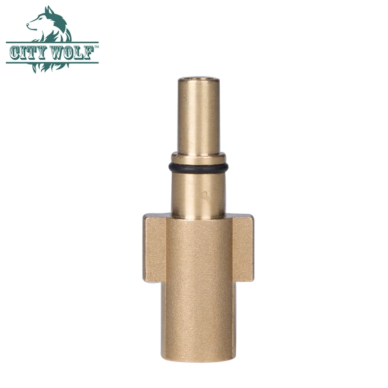 

City Wolf high pressure washer snow foam lance soap bottle brass adaptor for AR Bosch AQT Black&Deck car washer accessory