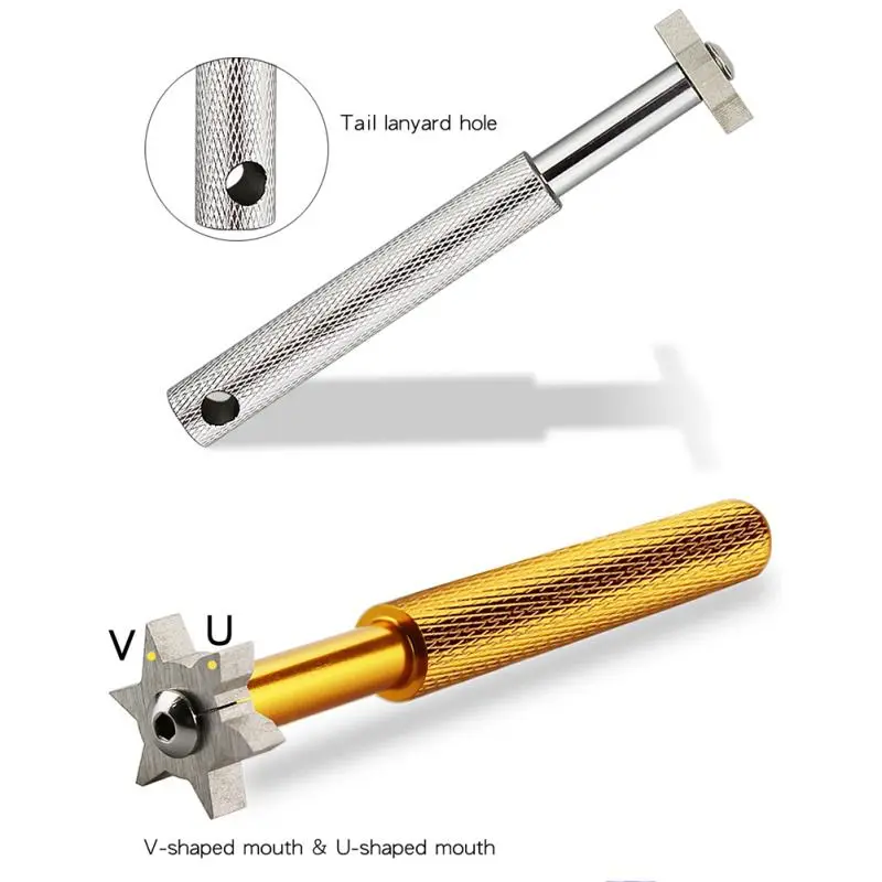 New Golf Club Sharpener With 6 Heads Re-Grooving Sharpening Tool Cleaner For Head Strong Wedge Alloy Cut | Спорт и развлечения