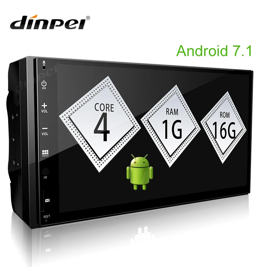 Dinpei 7 &quot2 Din Автомобильный мультимедийный плеер gps навигация стереорадио Mp5 WiFi SD USB