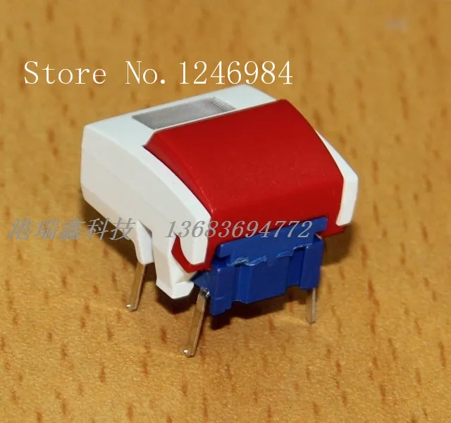 

[SA]Denmark MEC white light box red button switch reset switch micro switch 3ATL6 + 1B08 + 2B061--50pcs/lot