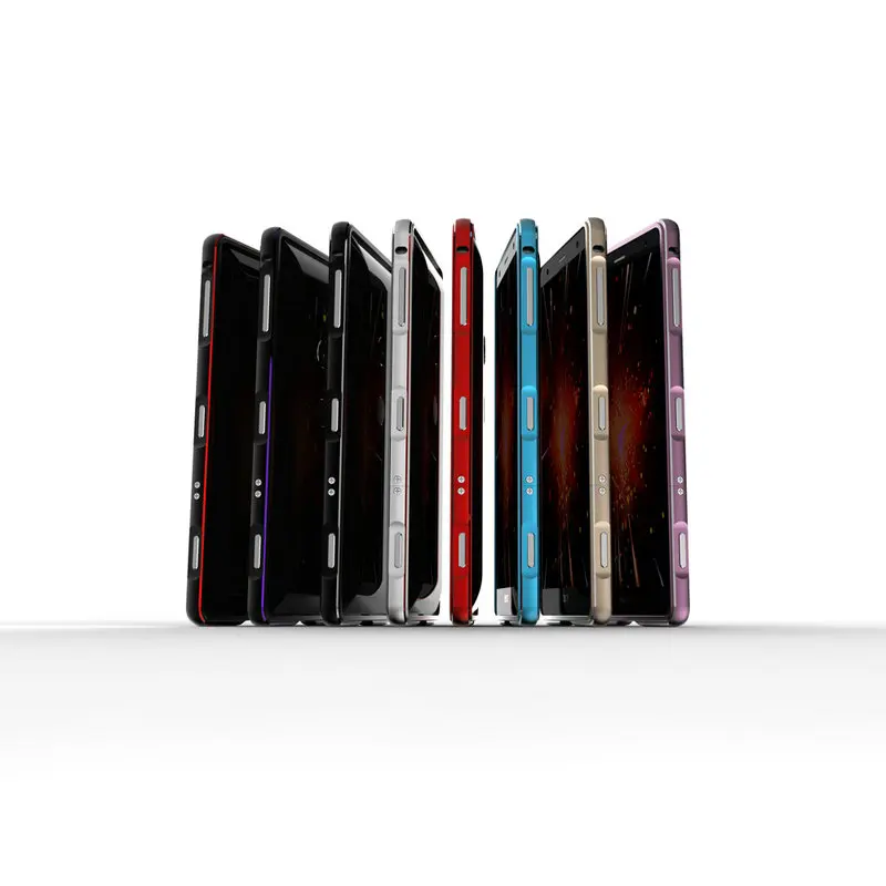 Для sony Xperia XZ3 6,0 дюймов бампер Роскошный ультра тонкий алюминиевый металлический каркас для sony XZ3 телефон Funda защитный чехол