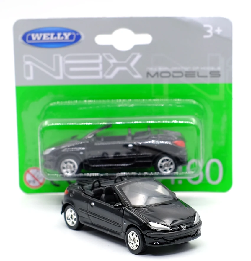 Новое поступление WELLY 1: 60 PEUGEOT 206 CC литье под давлением модель автомобиля игрушка для детей подарки коллекция игрушек