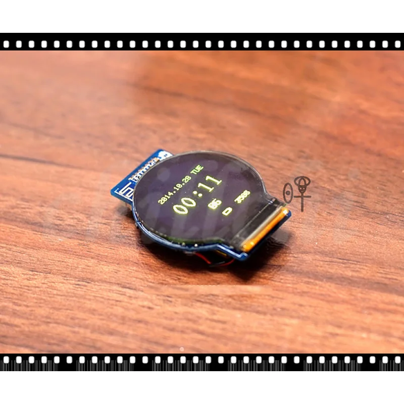 Новая версия OLED круговой экран Смарт наручные часы с Bluetooth STM32 макетная плата добавлен гироскоп
