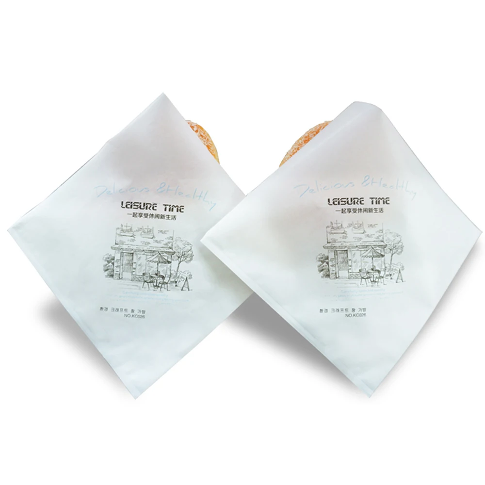 Закуски пакет коробка пончики посылка 100 шт./пакет Еда крышка мешки для выпекания