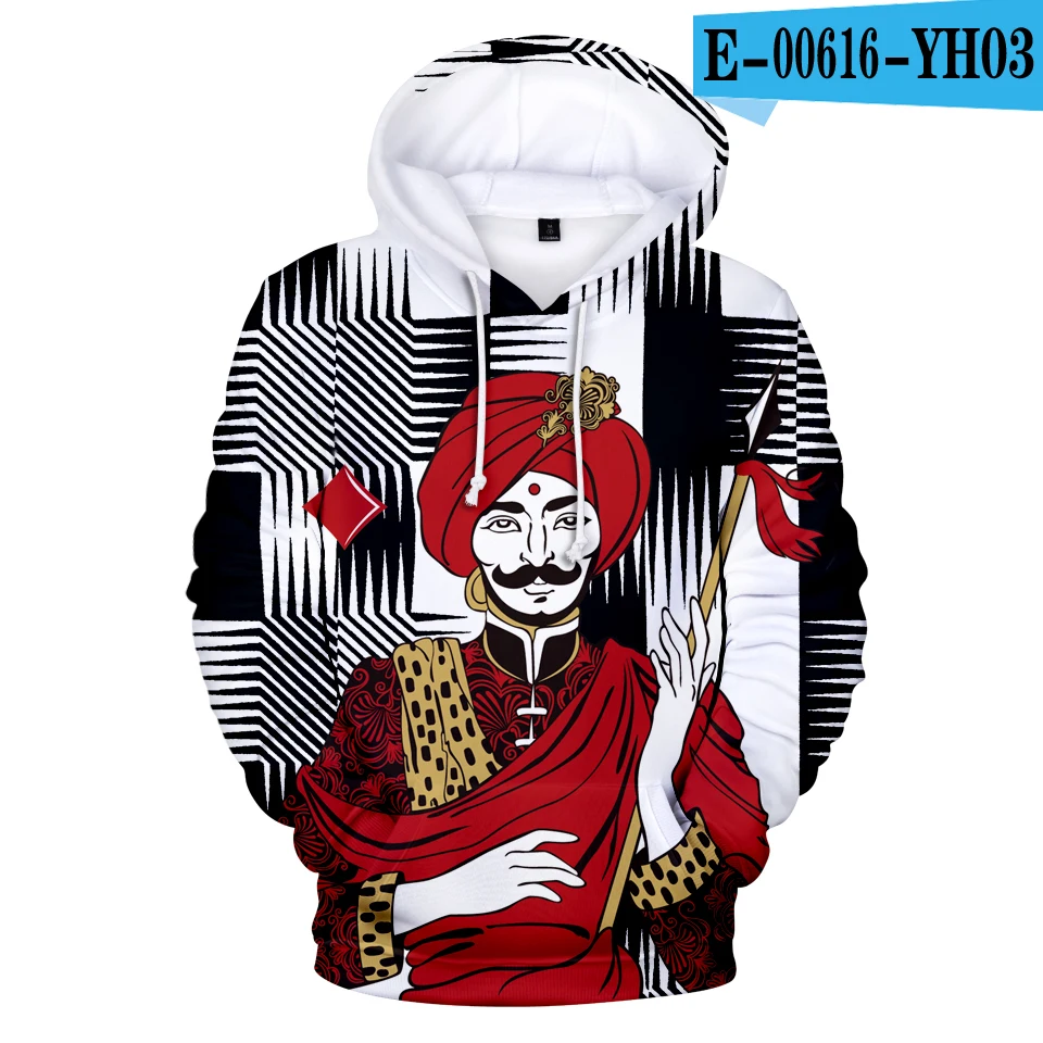 Серый Aikooki KING QUEEN толстовки для мужчин/для женщин кофты с капюшоном 3D принт белый дизайн игральные карты покер мальчик/Обувь для девочек - Цвет: Серый
