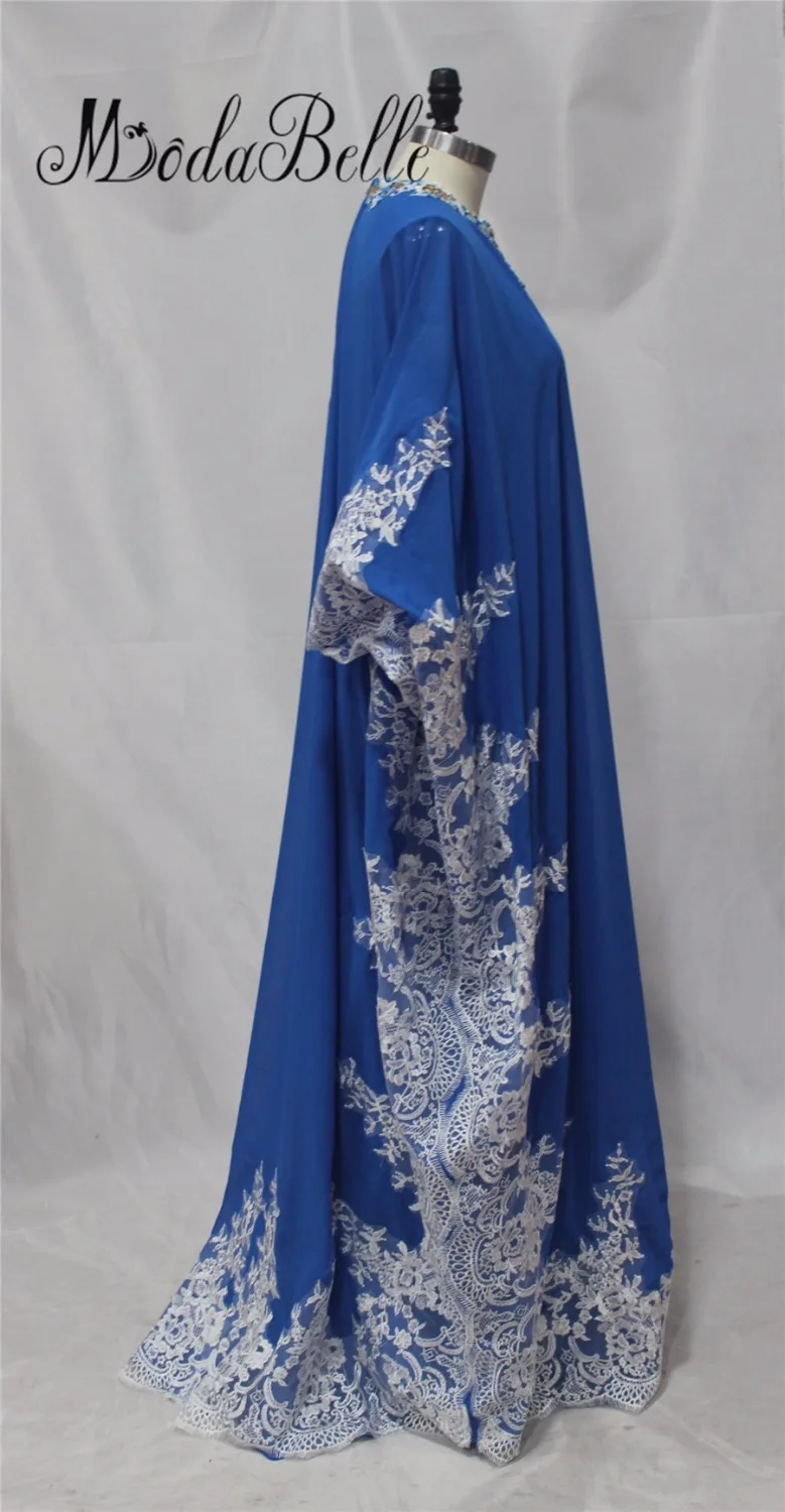 Модные женские вечерние платья Дубая Длинные темно синие кружевные африканские