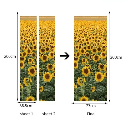 Пользовательские росписи обоев холсты настенной живописи цветок дверь Стикеры Гостиная диван ТВ фон настенная Фреска Home Decor - Цвет: YMT168