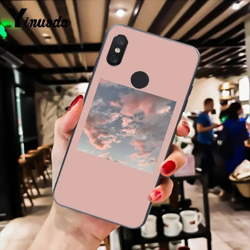 A3 Yinuoda сладкий небо розовый великое искусство узор печати эстетическое PhoneCase для XiaomiMi6 Mix2 Mix2S Note3 8 lite Redmi5 note5 Note4 4X - Цвет: A3