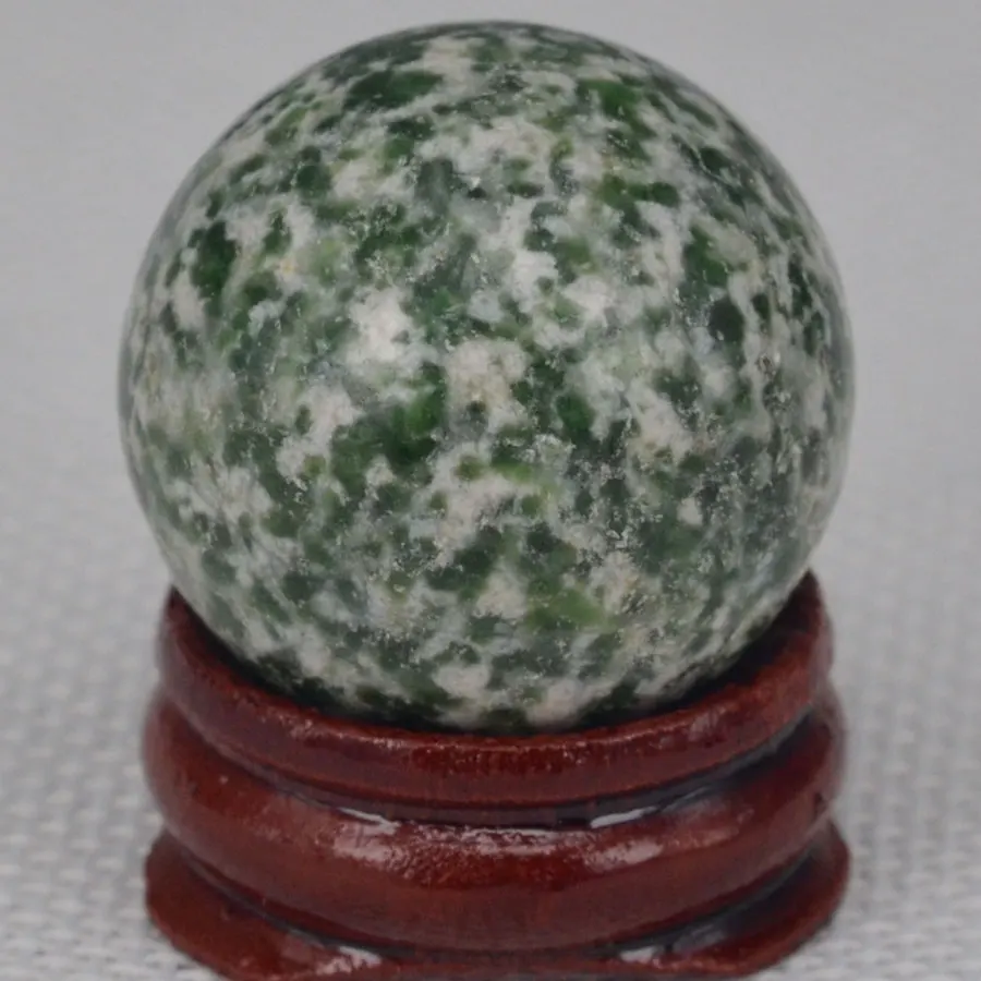 Green Spot Jasper Натуральный драгоценный камень розовый кварц кристалл рейки лечебная сфера мяч массаж яйцо Глобус коллекция домашнего декора - Цвет: Green Spot Jasper