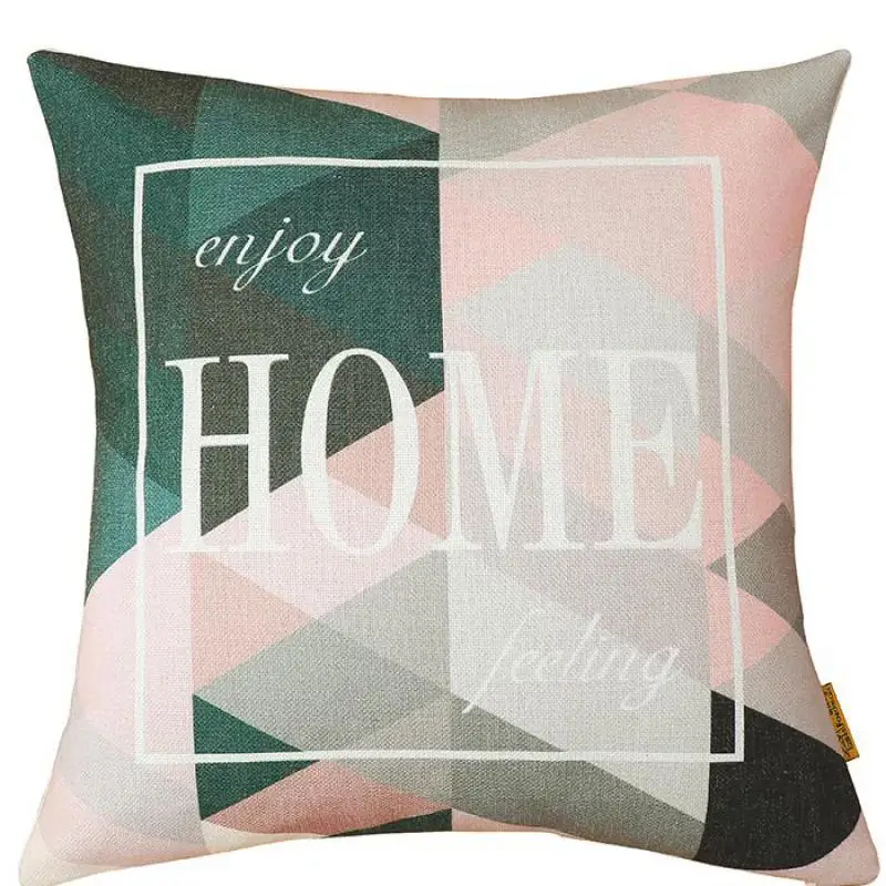 Декоративный чехол для подушки в скандинавском стиле с оленем и головой оленя