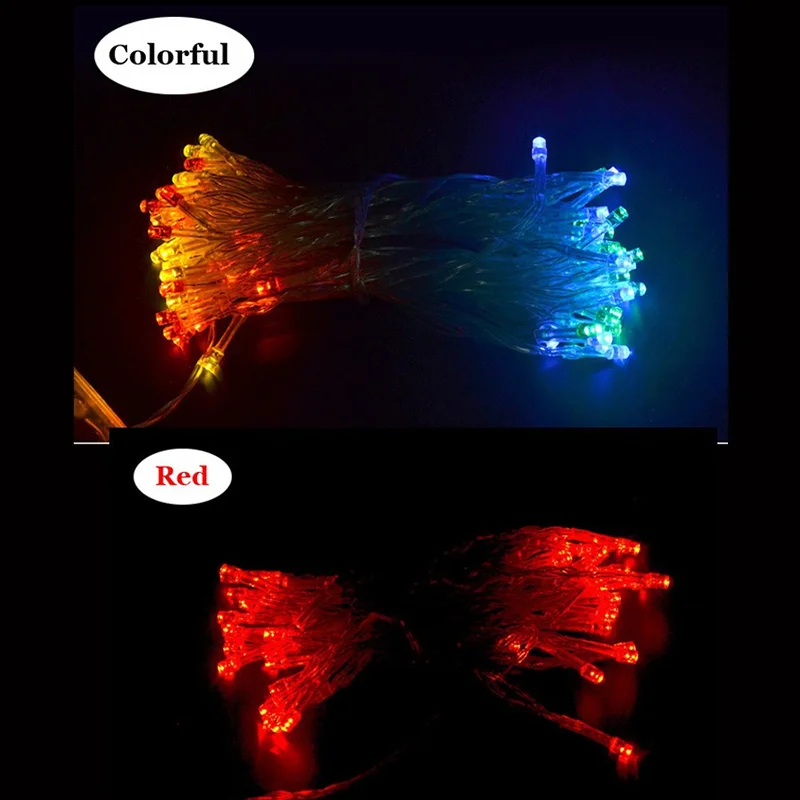 3M 4M 5M 10M LED Holiday String lights 3XAA Battery Operated Xmas Christmas Light for Festival Garland Party Wedding Decoration | Лампы и