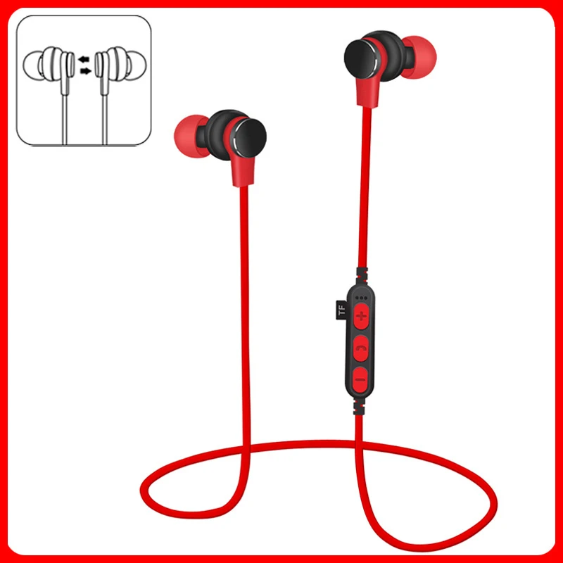 Dprui new Bluetooth headphone wireless Sports earphone support SD card with mic for phone iPhone xiaomi | Электроника