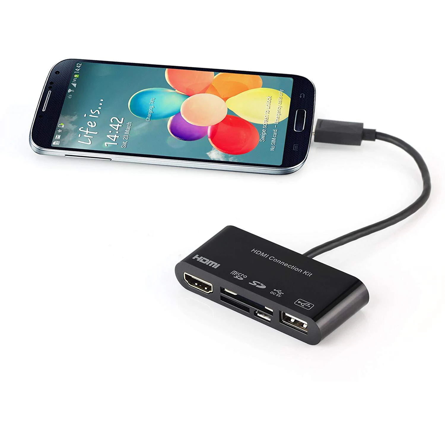 Micro USB 11Pin телефон к HDMI tv HD tv адаптер устройство для чтения карт SD TF кабель для обмена экраном для samsung Galaxy S3 S4 S5 Note2 Note 2 3