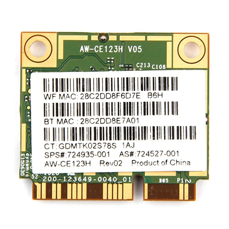 Двухдиапазонный Bcm94352Hmb Bcm94352 802 11/Ac 867 Мбит/с Wifi Bluetooth 4 0 Mini Pci-E беспроводная карта
