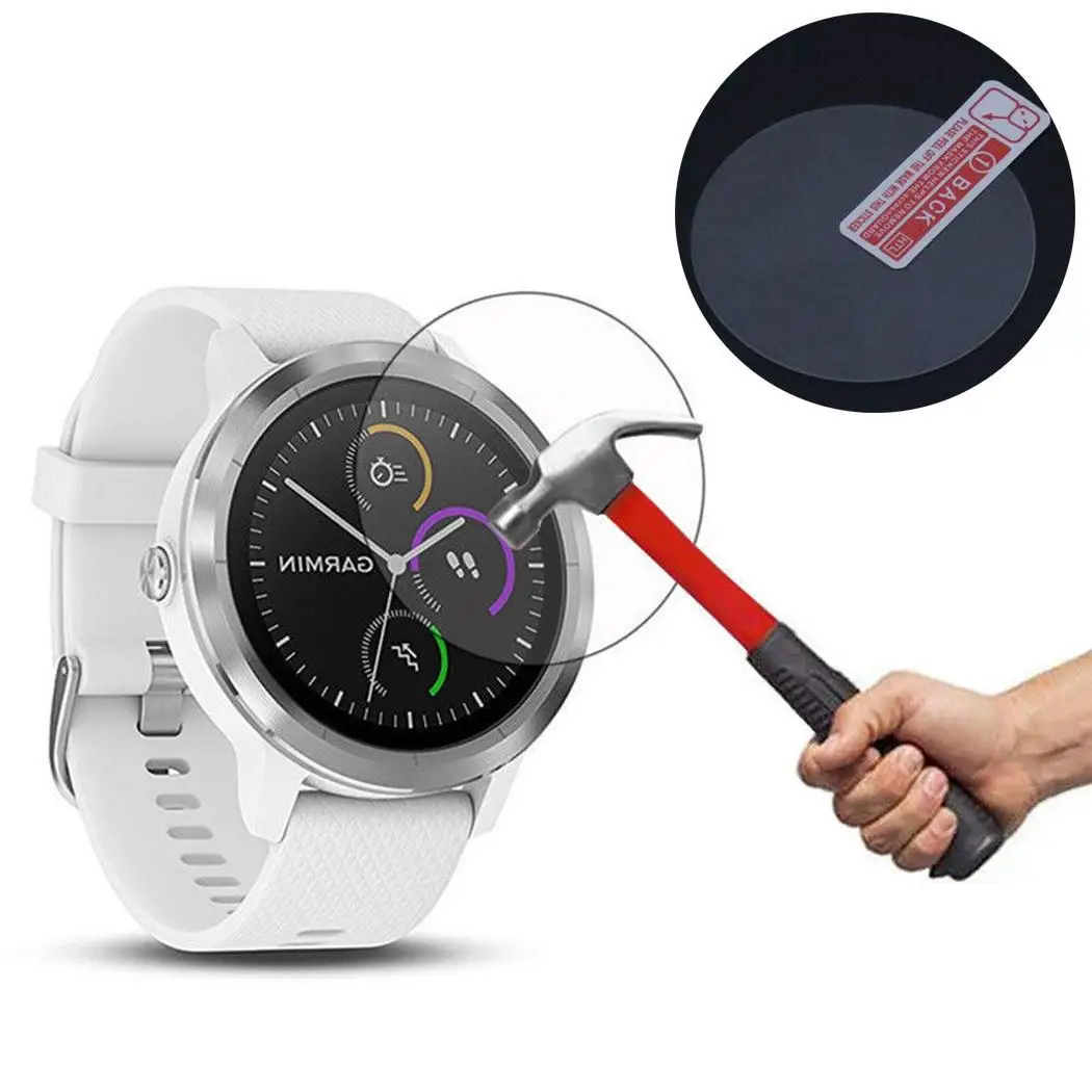 Закаленное стекло 9H Смарт-часы экран Защитная пленка для Garmin прозрачный Vivoactive 3 |