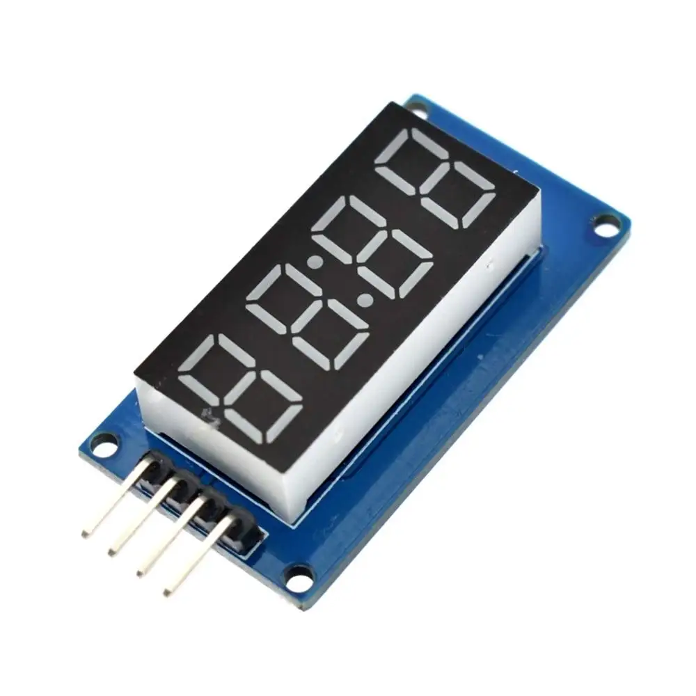 4 битный цифровой светодиодный модуль TM1637 diy для arduino 7 сегментов 0 36 дюйма часы