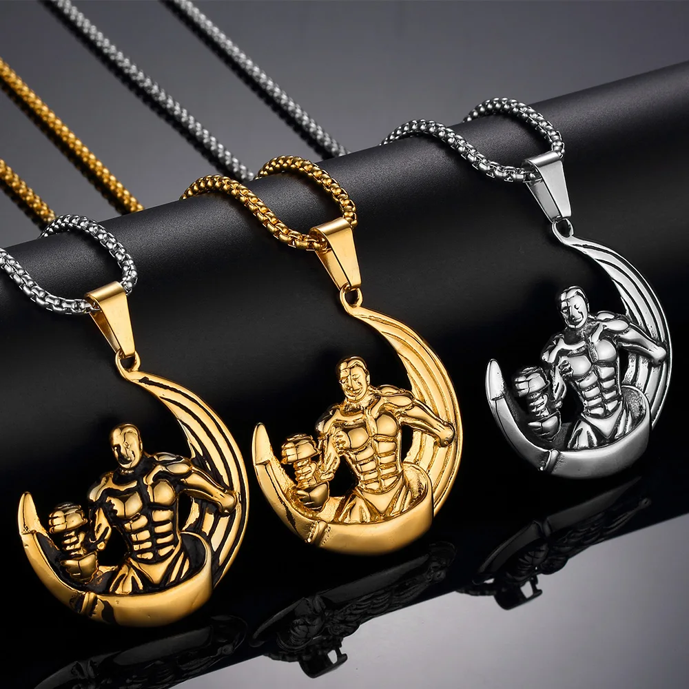 VPK мужское ожерелье с подвеской ювелирное изделие подарок кунг-фу мускулистый
