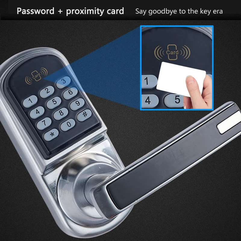 Nductive password door lock can directly replace the ball smart fingerprint | Безопасность и защита