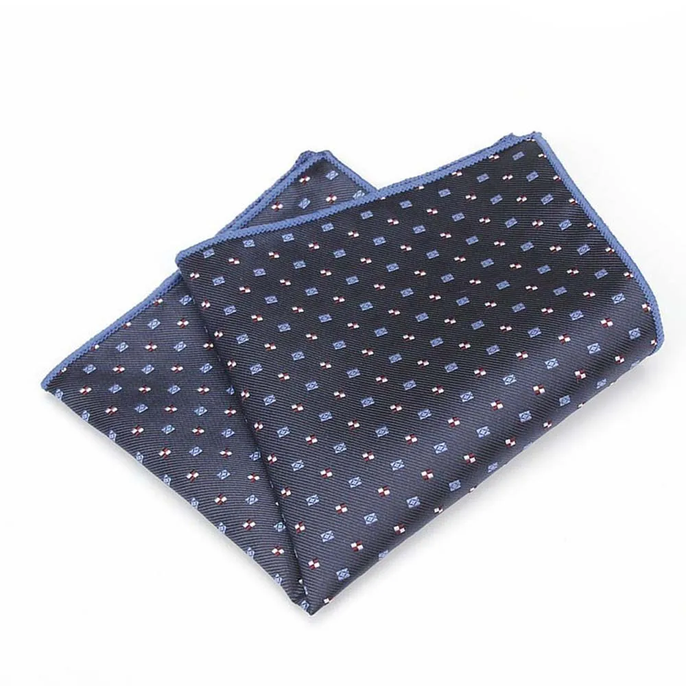 PP9 HUISHI Цветочный Карманный квадратный жаккардовый платок Hanky костюмы мужской, карманный, квадратный - Цвет: PP9