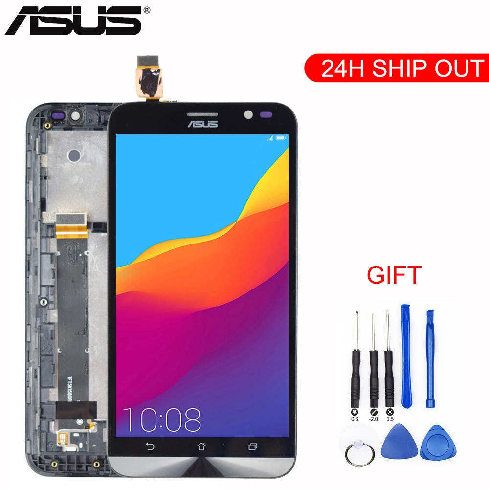 Original 5.5'' For ASUS Zenfone Go TV ZB551KL LCD Display X013DB TD-LTE Touch screen with Frame Digitizer Assembly Replacement
Original 5.5'' For ASUS Zenfone Go TV ZB551KL LCD Display X013DB TD-LTE Touch screen with Frame Digitizer Assembly Replacement