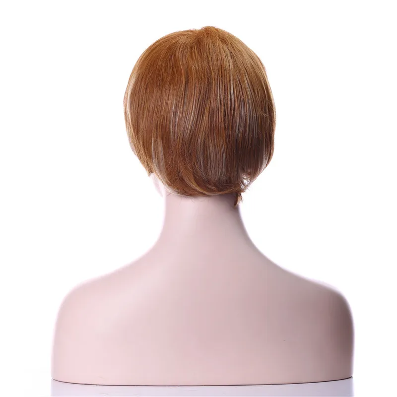 HAIRJOY женский парик из синтетических волос Короткие прямые парики 10 цветов