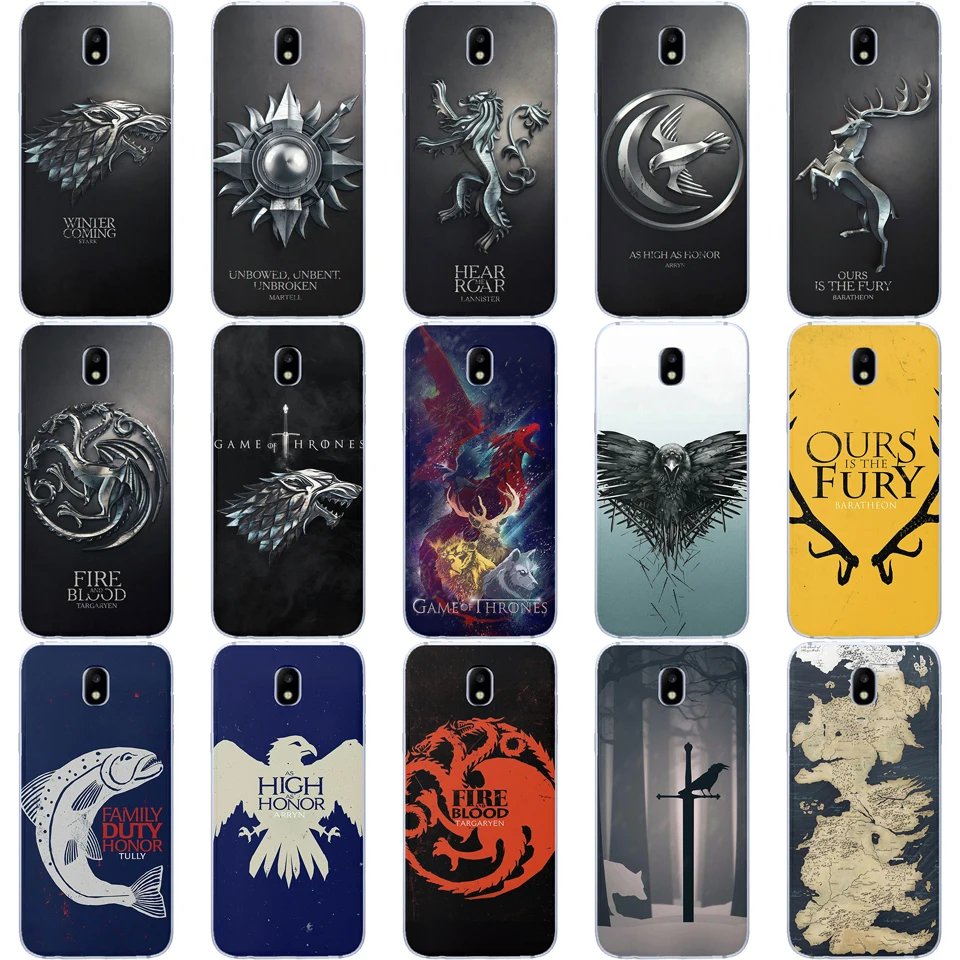 Game Thrones Case For Samsung Galaxy A7 2018 A6 A8 A5 A3 A9 2016 2017 Jon Snow Tyrion Lannister Soft Silicone TPU Cover |