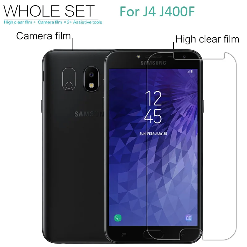 Nillkin Matte HD Ясно Экран Защитная пленка для samsung Galaxy J4 J6 плюс мягкий прозрачный кристалл