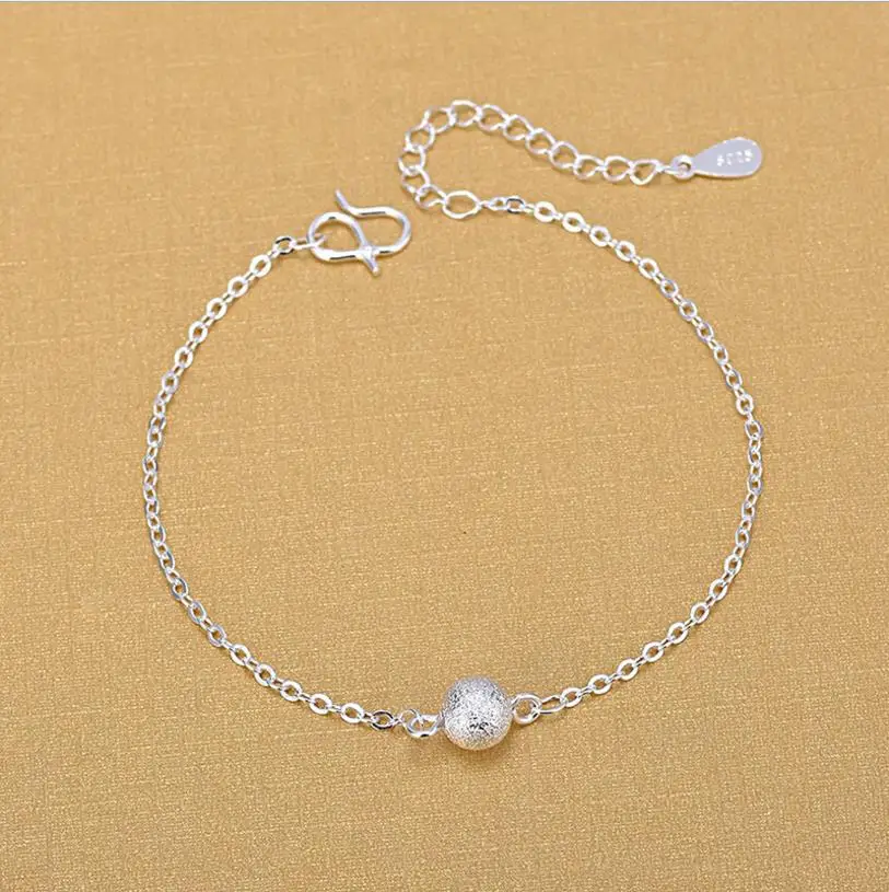 2018 последняя матовый шар посеребренные браслеты для женщин обручальные кольца