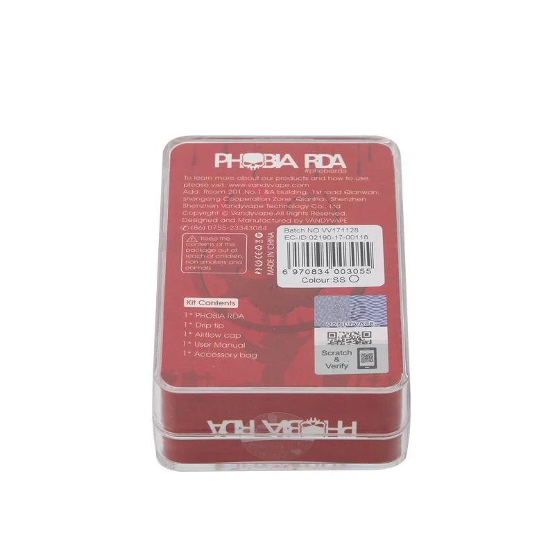 Оригинальный vandy VAPE Phobia 24 RDA танк электронная сигарета Vandyvape распылитель