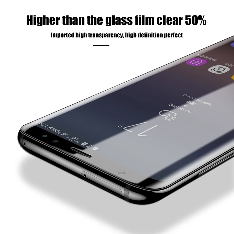 NFH мягкая пленка для samsung Galaxy S9 S8 плюс S7 края примечание 9 8 H D полный Экран