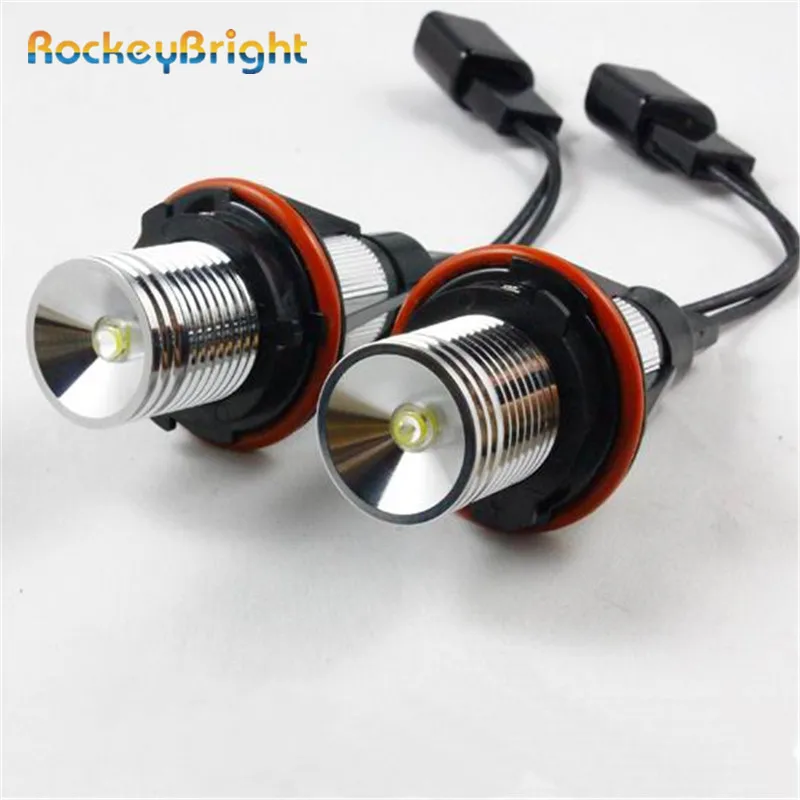 Светодиодные Габаритные огни Rockeybright 6 Вт без ошибок глаза ангела для BMW E65 E87 E39 E53 E63