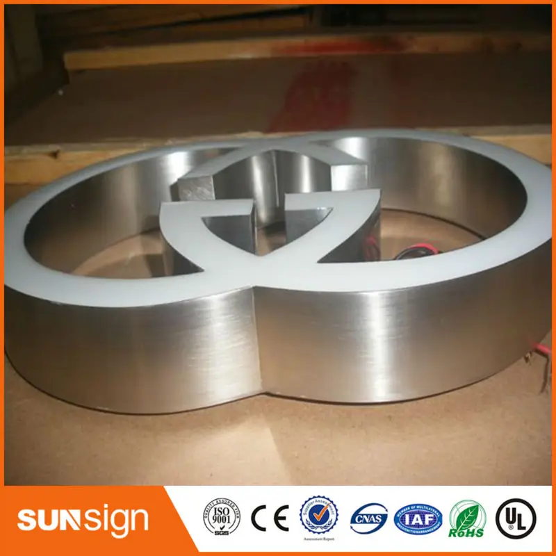 Эпоксидная смола светодиодный канальный светильник буквенный знак акриловый