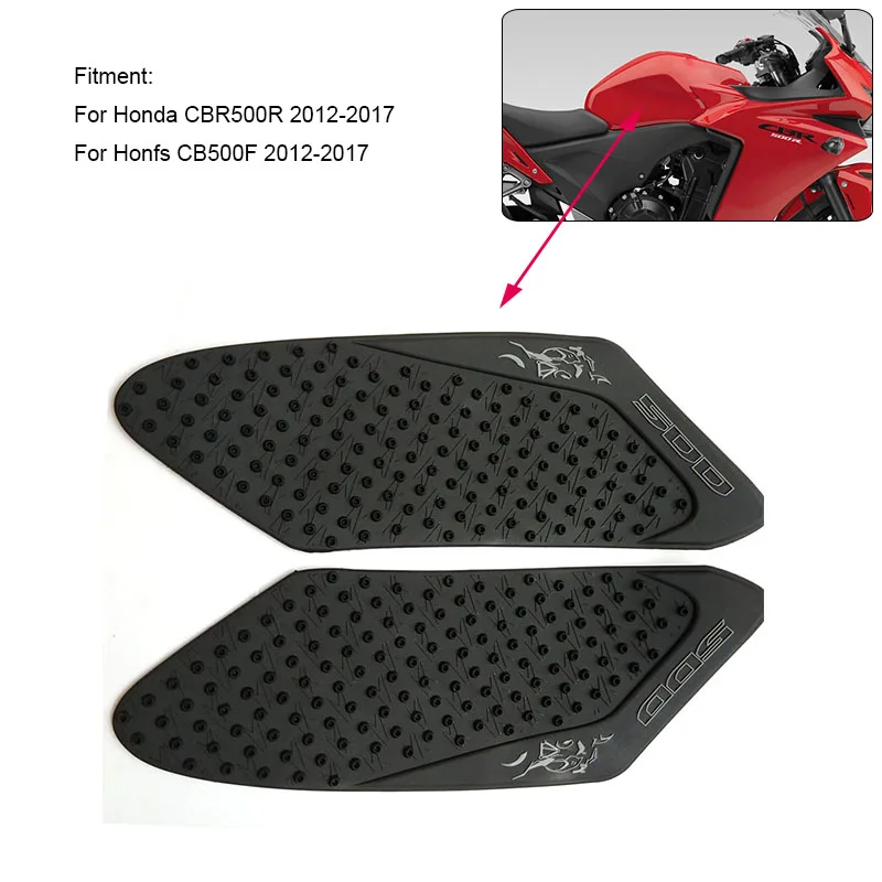 Противоскользящая накладка на бак MTCLUB CBR500R CBR500 R боковая газовая коленный захват
