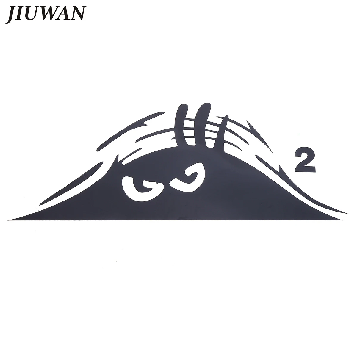 Jiuwan 20*8 см стайлинга автомобилей подглядывающий Монстр Стикеры Авто 3D