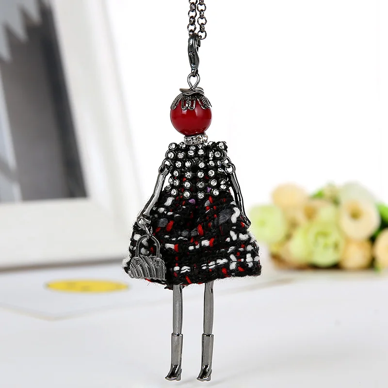 Женское Ожерелье массивные ожерелья и кулоны ожерелье Dace Girl Doll для женщин