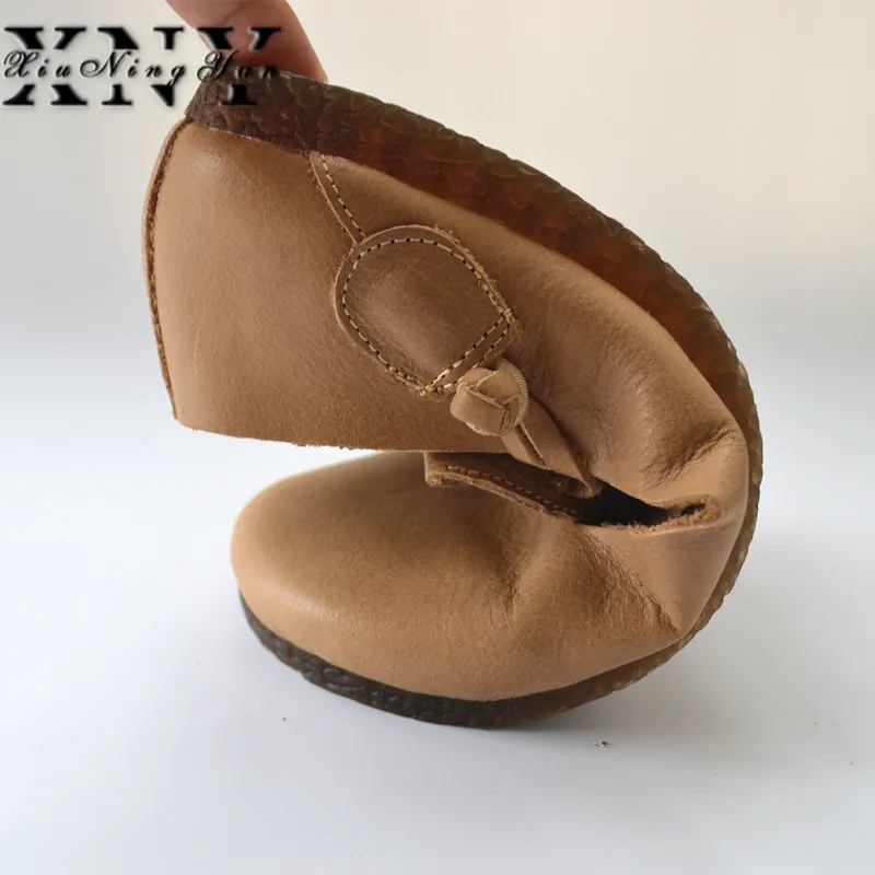 Летняя женская обувь на плоской подошве; сандалии без застежки; zapatillas mujer; кожаные женские балетки ручной работы; коллекция года; Ballerine Femme; оксфорды